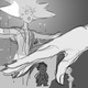 Early concept art featuring White Diamond, Steven, and Volleyball.